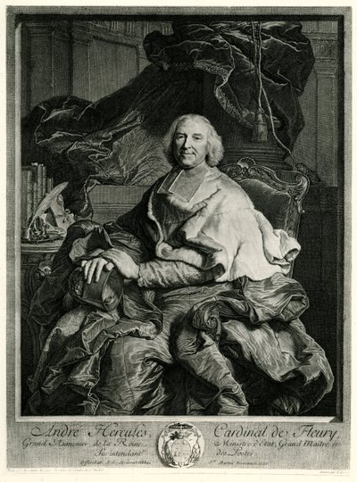 Andrew Hercules kardynał Fleury autorstwa German School
