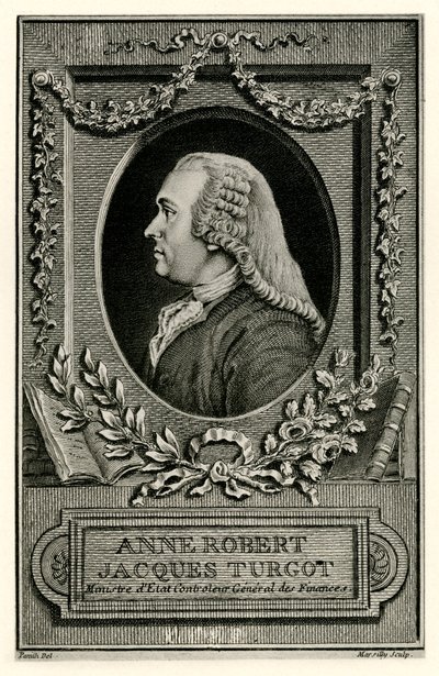 Anna Robert Jacques Turgot autorstwa German School
