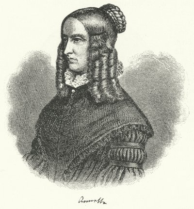 Annette von Droste-Hulshoff, niemiecka pisarka i kompozytorka (grafika) autorstwa German School