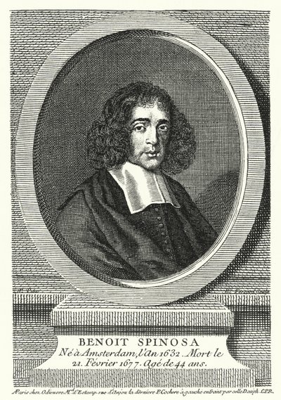 Baruch Spinoza , holenderski filozof (grafika) autorstwa German School