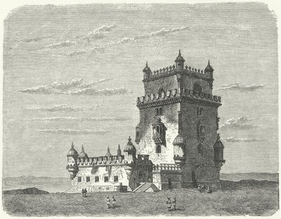 Wieża Belem, Lizbona (rycina) autorstwa German School