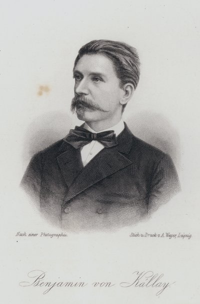 Beni Kallay, austro-węgierski mąż stanu (grafika) autorstwa German School