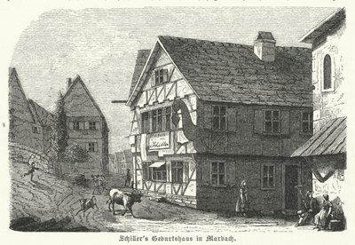 Miejsce urodzenia niemieckiego poety i dramaturga Friedricha Schillera, Marbach am Neckar autorstwa German School