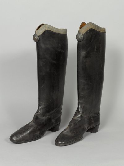 Buty, 3. von Zieten Hussars, noszone przez JKW księcia Connaught, przed 1914 (but) autorstwa German School