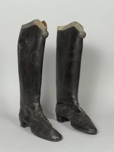 Buty, 3. von Zieten Hussars, noszone przez JKW księcia Connaught, przed 1914 (but) autorstwa German School