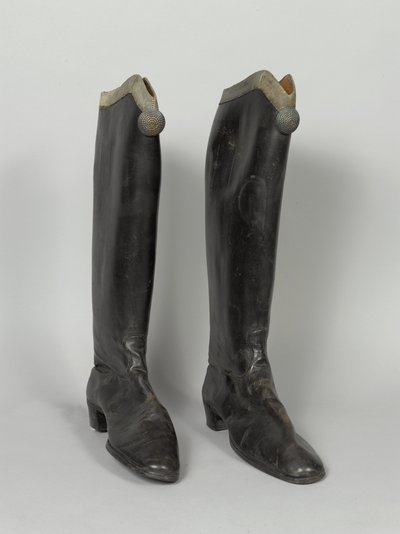 Buty, 3. von Zieten Hussars, noszone przez JKW księcia Connaught, przed 1914 (but) autorstwa German School