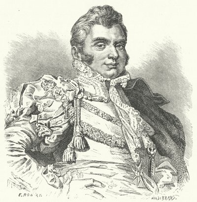 Charles Ferdinand, książę Berry (grawerowanie) autorstwa German School