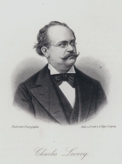 Charles Lecocq, francuski kompozytor (grafika) autorstwa German School