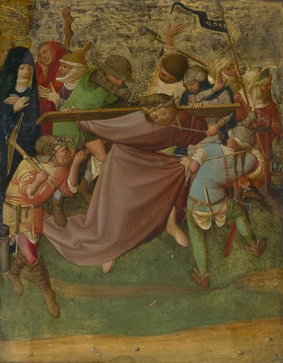 Chrystus dźwigający krzyż, 1420-25 autorstwa German School