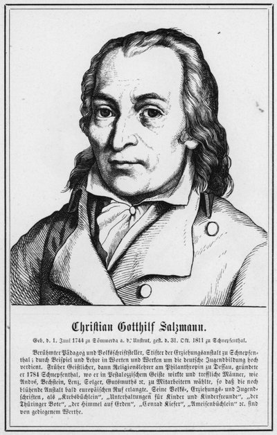 Christian Gotthilf Salzmann (grafika) autorstwa German School