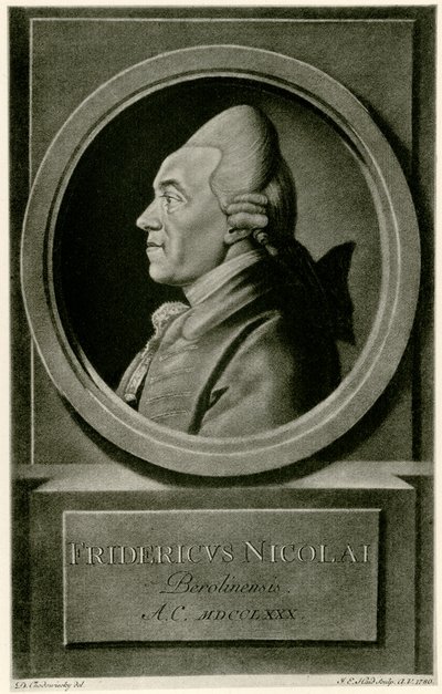 Christoph Friedrich Nicolai autorstwa German School