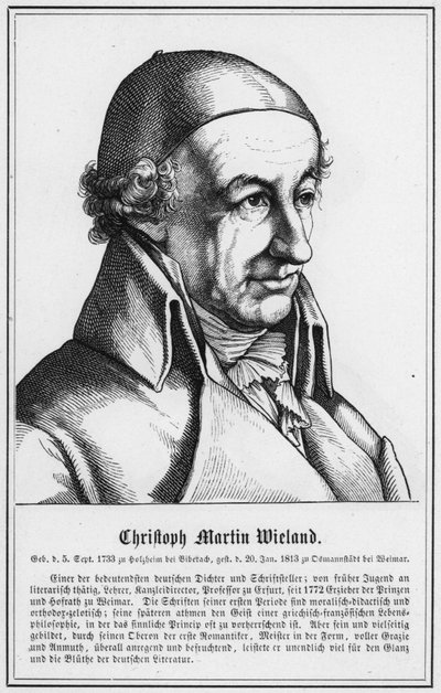 Christoph Martin Wieland (grafika) autorstwa German School