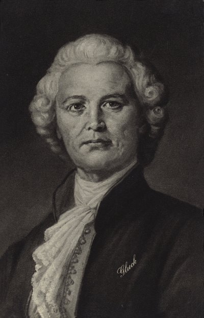 Christoph Willibald Gluck, niemiecki kompozytor operowy okresu wczesnoklasycznego (1714-1787). autorstwa German School