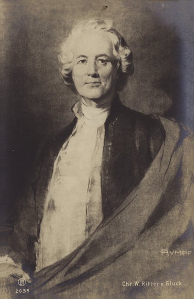 Christoph Willibald Gluck, niemiecki kompozytor operowy okresu wczesnoklasycznego (1714-1787). autorstwa German School