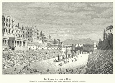 Circus Maximus, Rzym (rycina) autorstwa German School