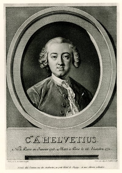 Claude Andrien Helvetius autorstwa German School