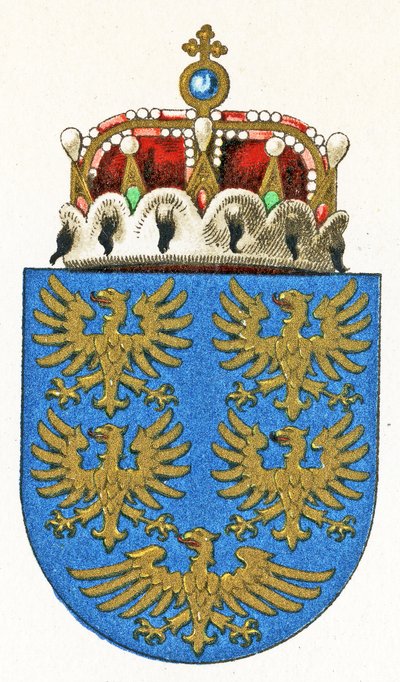 Herb Dolnej Austrii, c.1898 autorstwa German School
