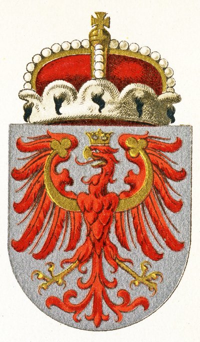 Herb Tyrolu. c.1898 autorstwa German School