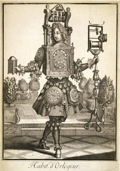 Kostium Zegarmistrza, wyd. Gerarda Valcka (16512-1726) c.1690 autorstwa German School