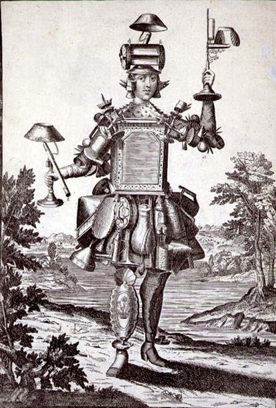 Kostium dla blacharza, wyd. Gerard Valck (1651/2-1726) c.1690 (rycina) autorstwa German School