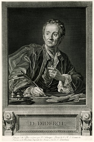 Denis Diderot autorstwa German School