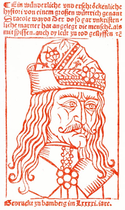 Drakula (Vlad Tepes), 1491 (patrz także 473197) autorstwa German School