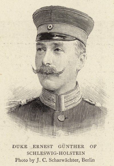 Książę Ernest Gunther z Szlezwiku-Holsztyna autorstwa German School