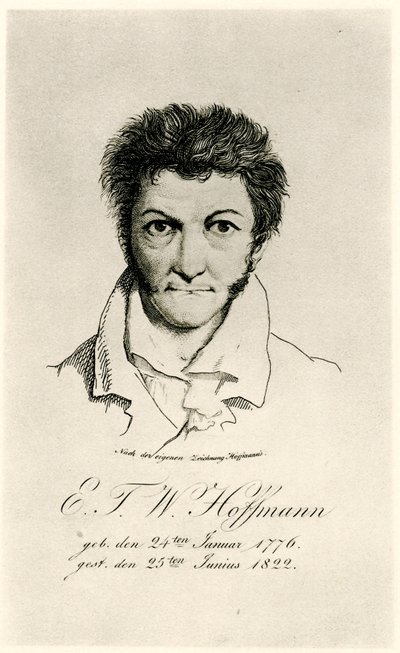 Ernst Theodor Amadeus Hoffmann (1776-1822) 1884-90 (fototyp) autorstwa German School