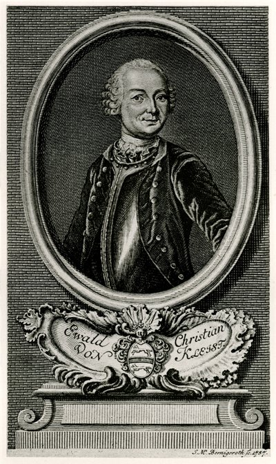 Ewald Christian von Kleist autorstwa German School