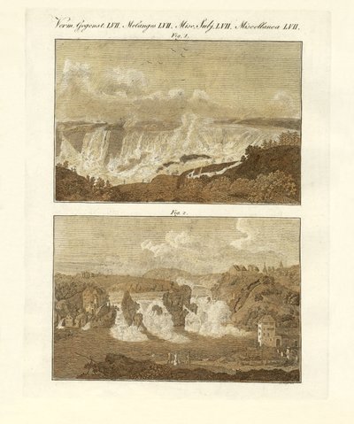 Falls (kolorowy grawer) autorstwa German School