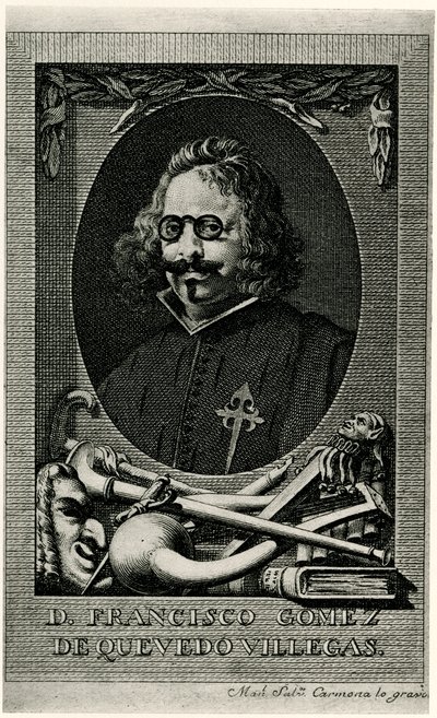 Francisco Gomez de Quevedo y Villegas autorstwa German School