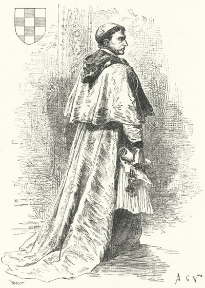 Francisco Jimenez de Cisneros , hiszpański kardynał i mąż stanu (grafika) autorstwa German School