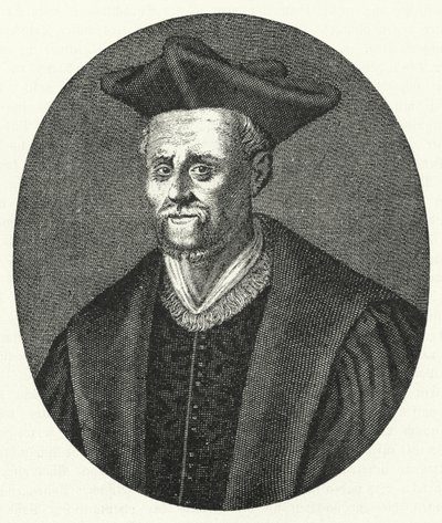 Francois Rabelais , francuski pisarz (grafika) autorstwa German School