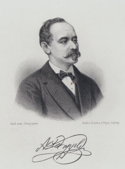 Franz Doppler , austriacki flecista i kompozytor (grafika) autorstwa German School