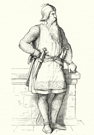 Fryderyk Barbarossa, król Niemiec i Włoch oraz cesarz rzymski (grafika) autorstwa German School