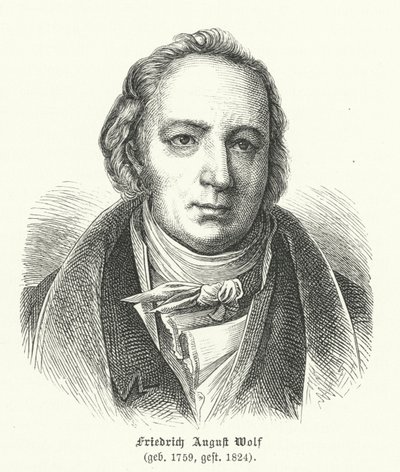 Friedrich August Wolf, niemiecki klasyk i filolog autorstwa German School