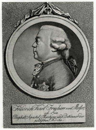Friedrich Karl von Moser autorstwa German School