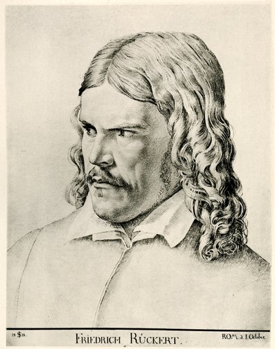 Friedrich Ruckert autorstwa German School