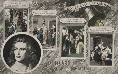 Friedrich Schiller (kolor lito) autorstwa German School