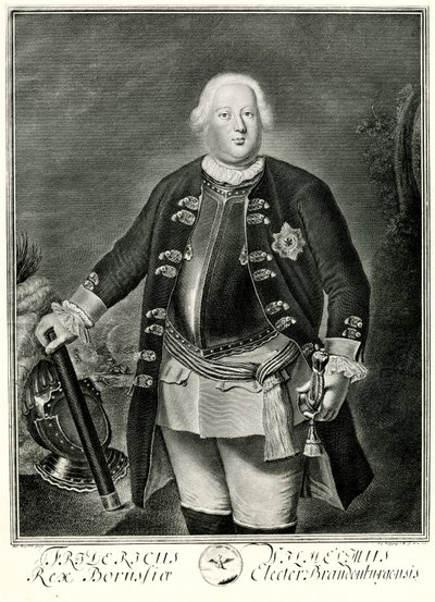 Fryderyk Wilhelm I. autorstwa German School