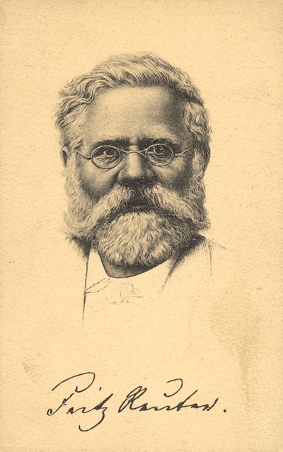 Fritz Reuter (litografia) autorstwa German School