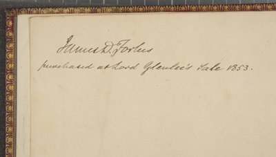Szczegóły na przedniej wyklejce z „Astronomia nova Aitiologetos”, Johannes Kepler (grawerunek) autorstwa German School