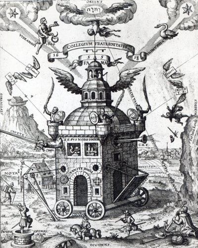 Frontyspis The College of Fame autorstwa Theophilusa Schweighardta, 1618 autorstwa German School