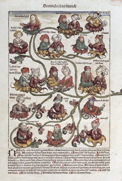 Drzewo genealogiczne Labana z 