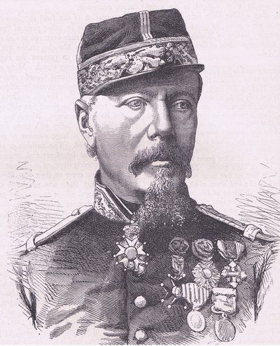 Generał Cremer, Cassells History of the War between France and Germany opublikowany przez Cassell and Company Limited, c.1890 (lito) autorstwa German School