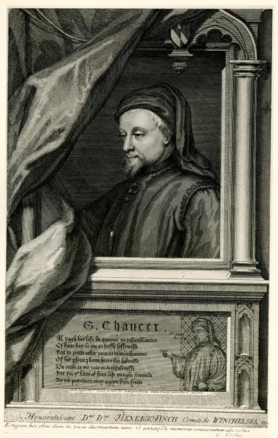Geoffrey Chaucer autorstwa German School