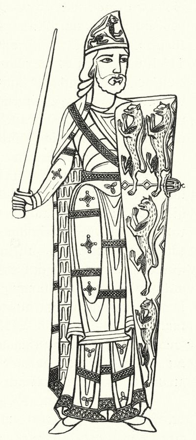 Geoffrey Plantagenet, hrabia Anjou (rycina) autorstwa German School