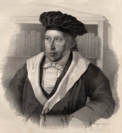 Georg Wilhelm Friedrich Hegel (1770-1831) autorstwa German School
