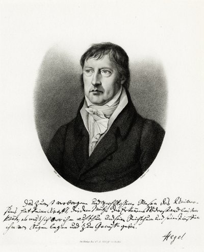 Georg Wilhelm Friedrich Hegel, 1884-90 (fototypia) autorstwa German School
