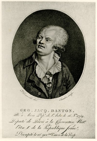 Georges Jacques Danton autorstwa German School